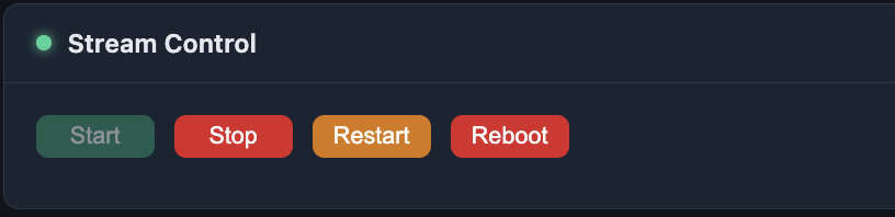 Signal control buttons